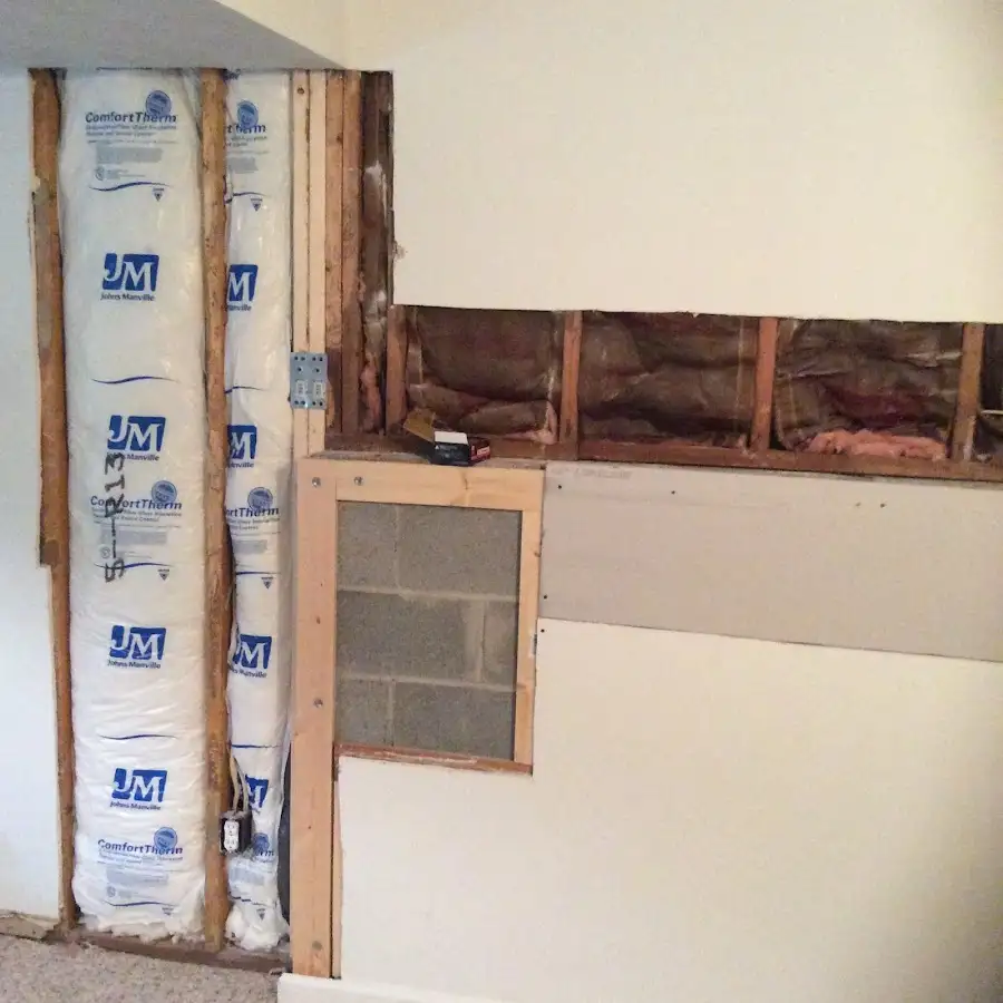 Wall insulation replacement during Contents Cleaning & Restoration in Alamo Heights